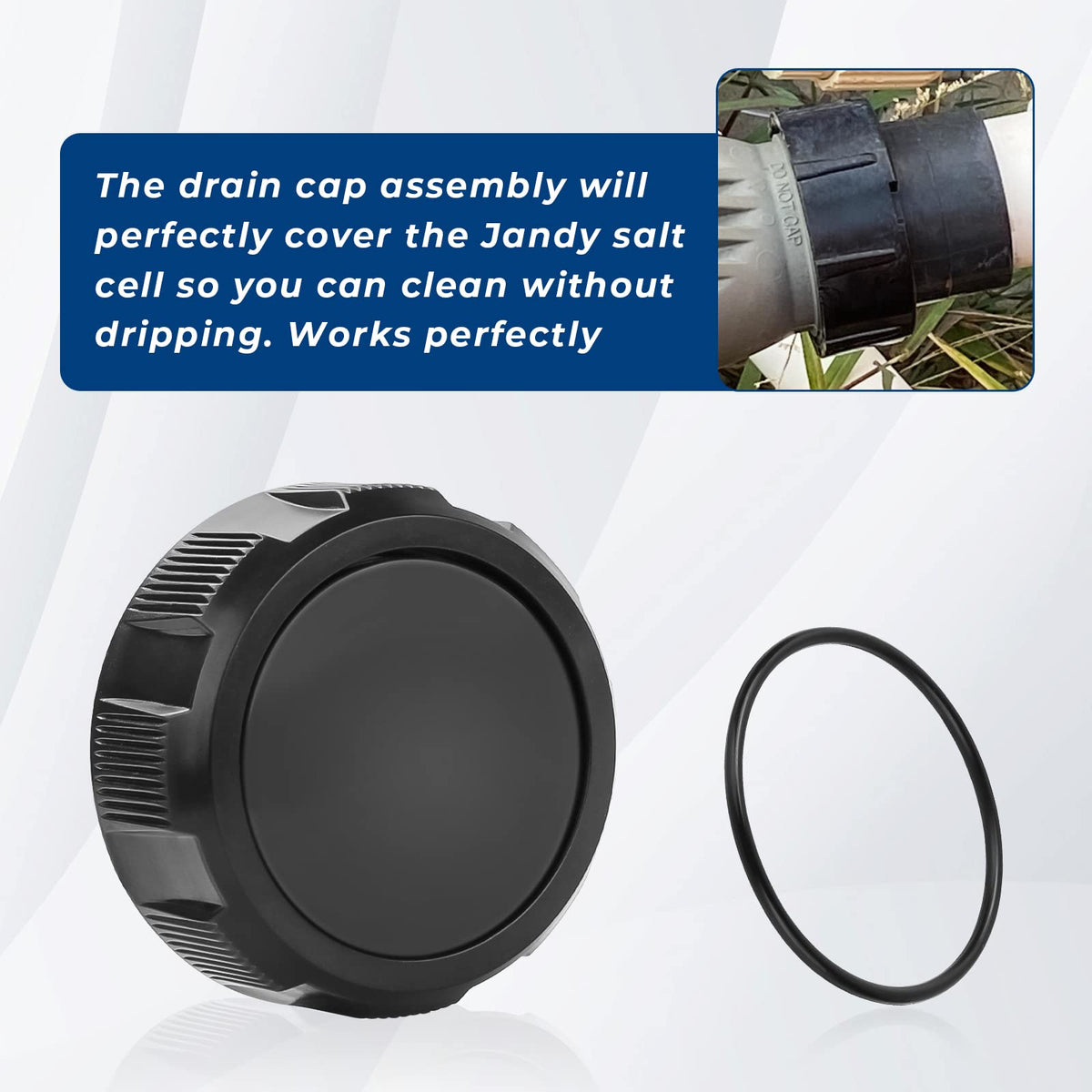 ArrogantF drain cap with easy-grip design for smooth installation.