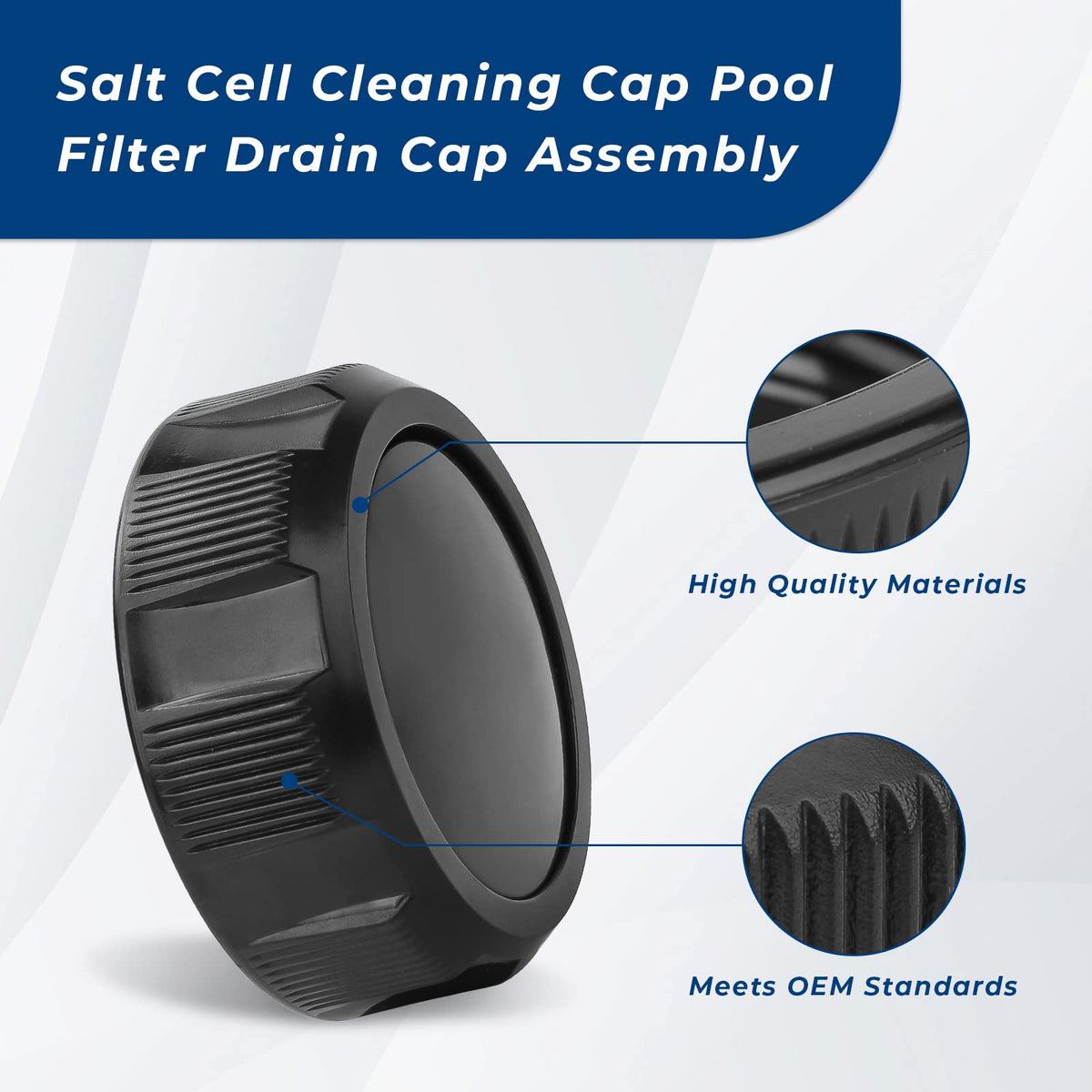 ArrogantF drain cap installation, improved grip for easier setup.