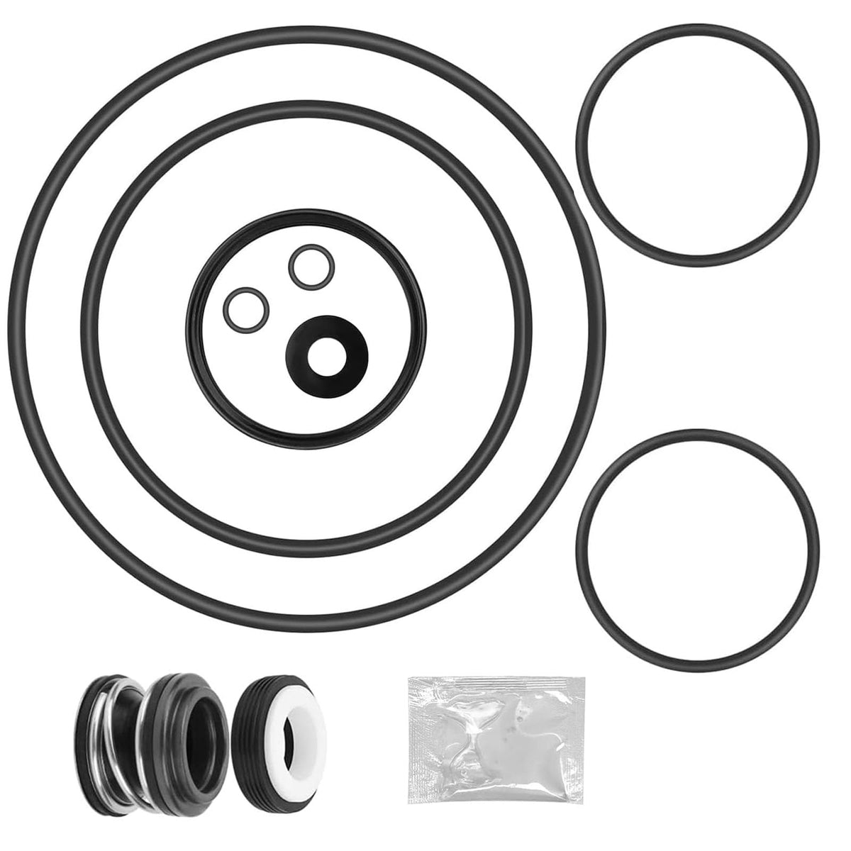 ArrogantF diffuser quad ring in the rebuild kit improves pump seal reliability.