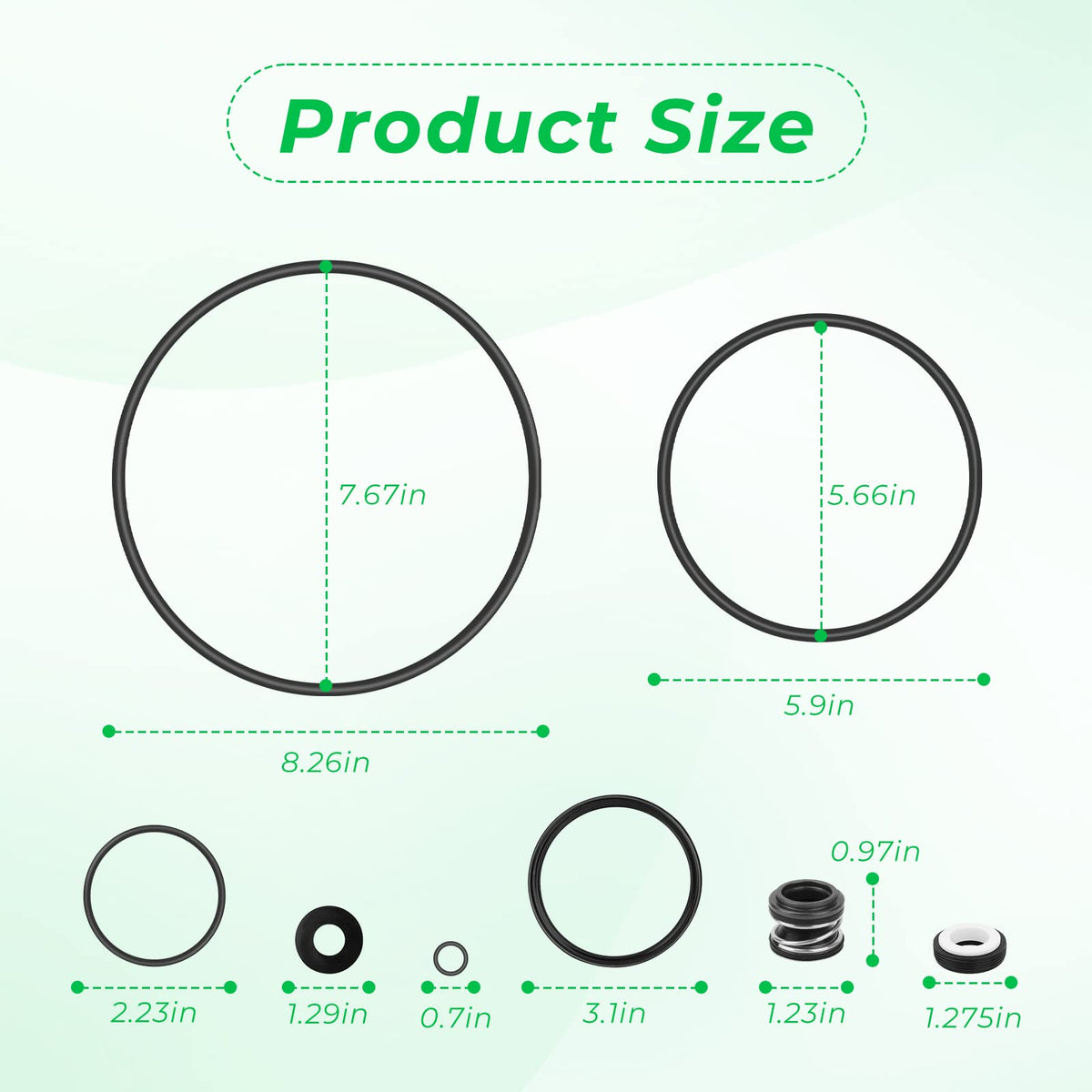 ArrogantF lid O-ring for Pentair SuperFlo enhances leak protection.