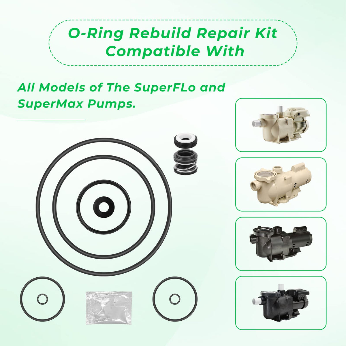 ArrogantF water slinger component supports pump protection during operation.