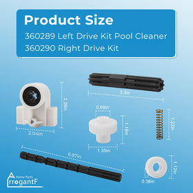 ArrogantF 360290 right drive kit for Rebel enhances steering and cleaning power