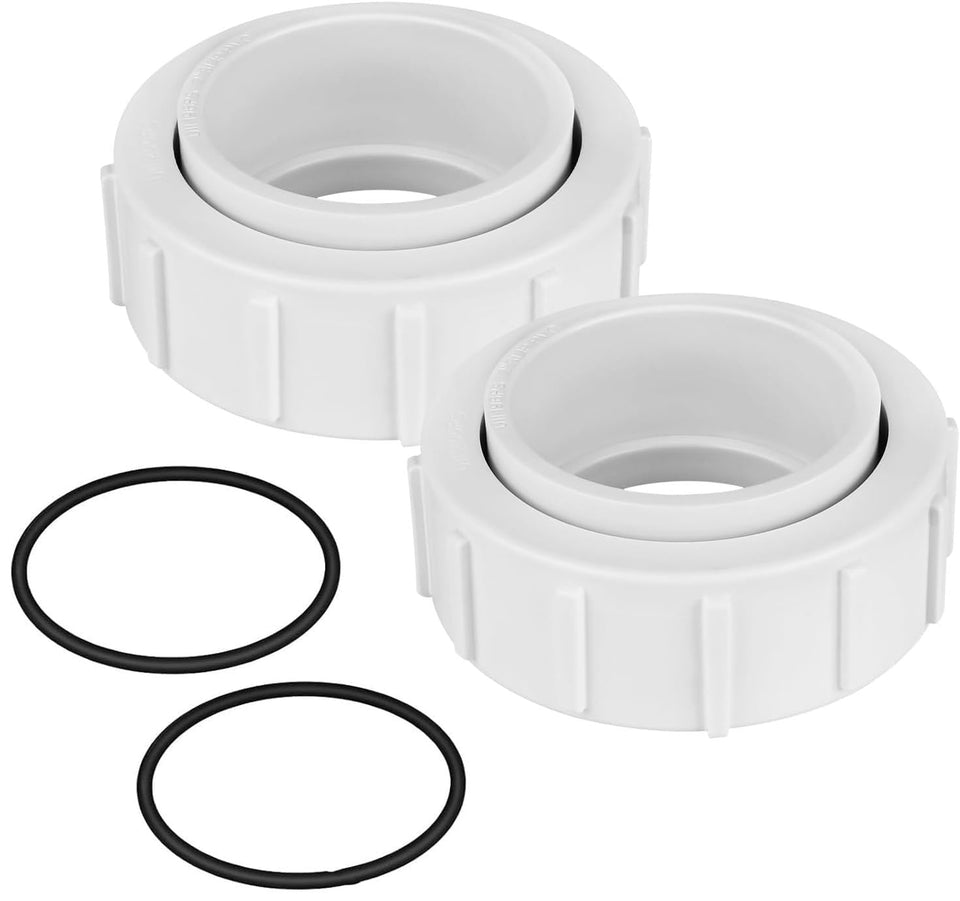 ArrogantF PKG188 half union adapter for 2in connections, enabling simple, leak free pool heater setups.
