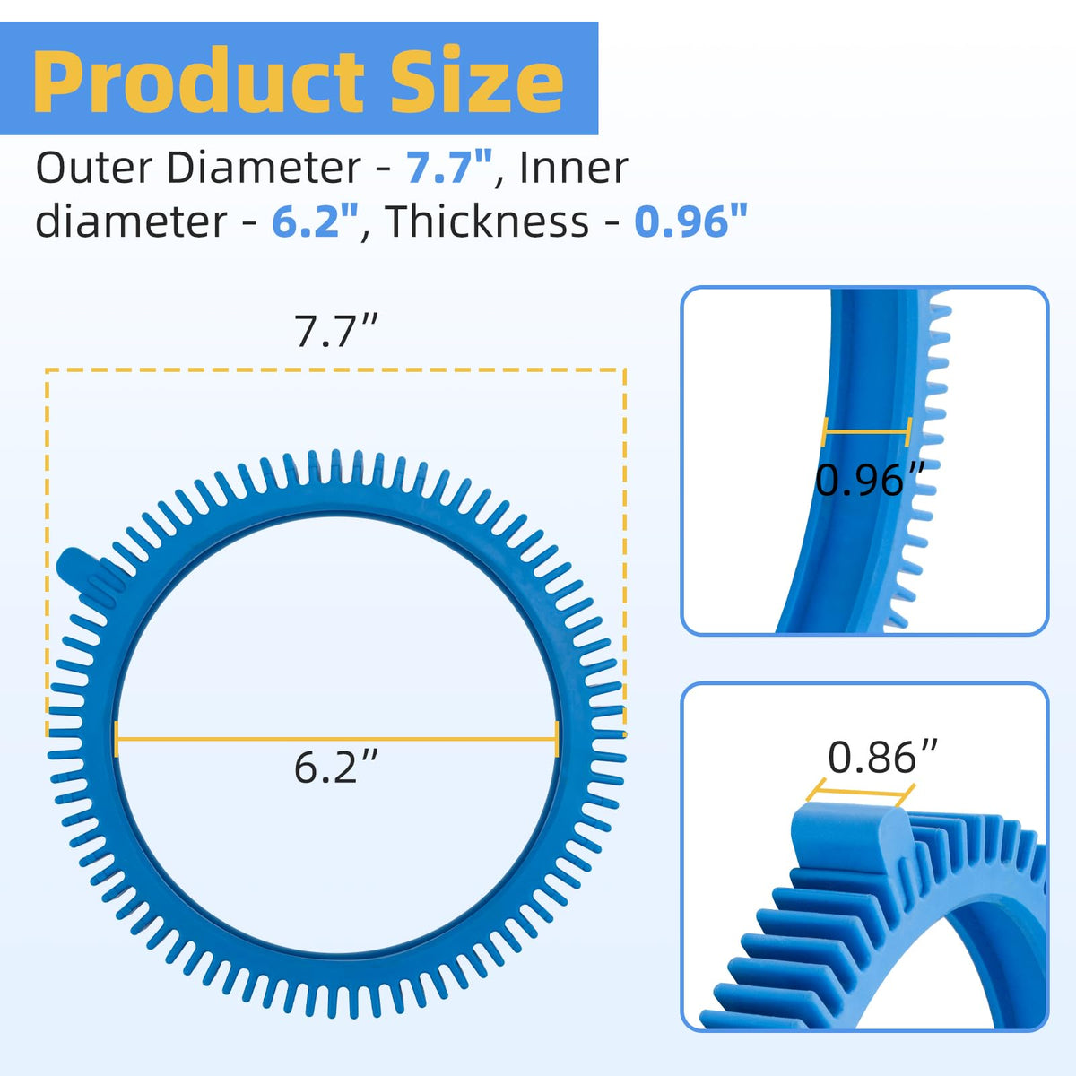 ArrogantF tires feature a super hump design to prevent stalling.