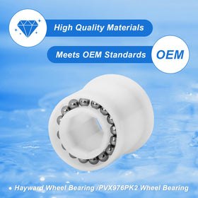 PVX976PK2 wheel bearing for Phoenix two-wheel cleaners; quick, simple installation