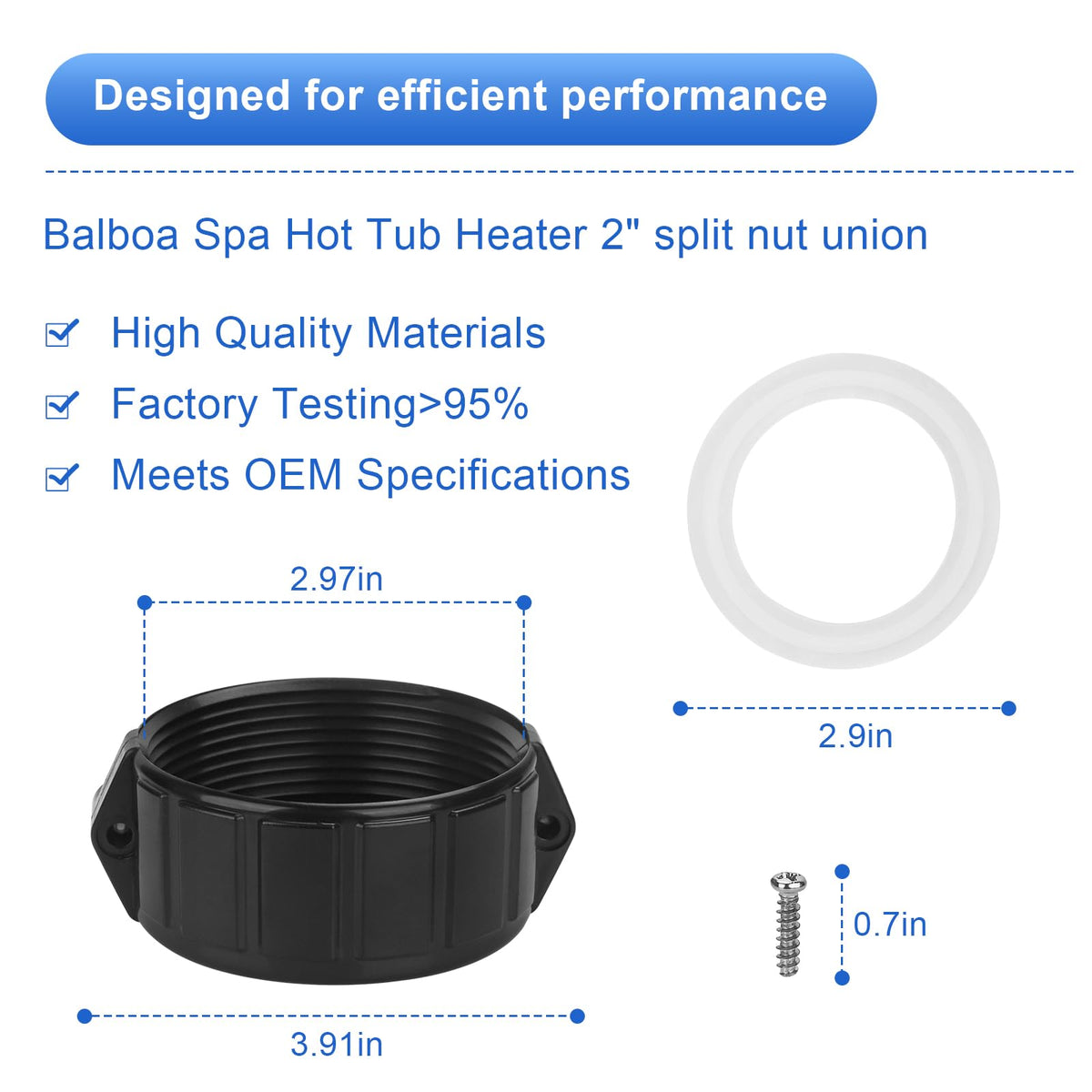 ArrogantF screw O-ring assembly close-up ensuring durable seals