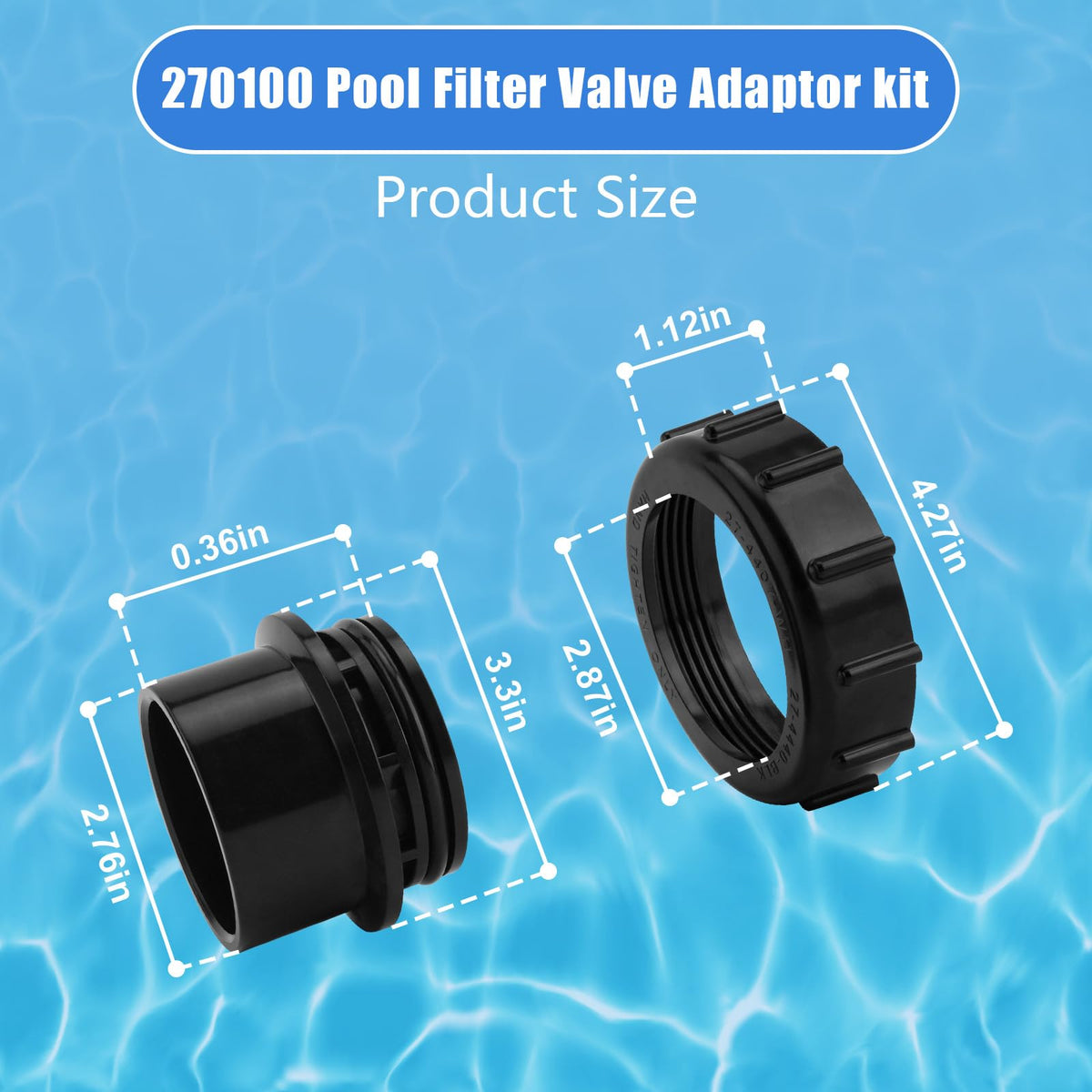 ArrogantF union nuts for Pentair filter adaptor ensure tight joints