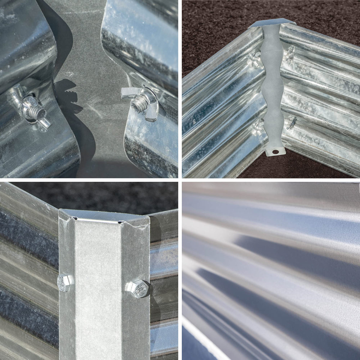 Arrow GrowIT bolts and wingnuts enable straightforward assembly