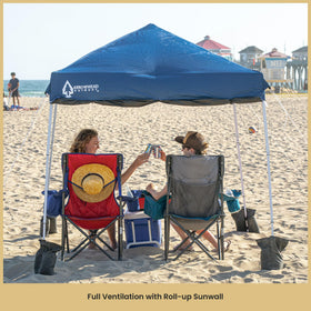 ARROWHEAD OUTDOOR sandbags stabilize canopy on windy days
