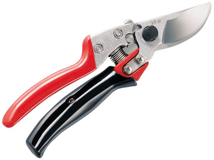 ARS HP-VS8XR rotating handle pruner reduces wrist strain during pruning tasks.