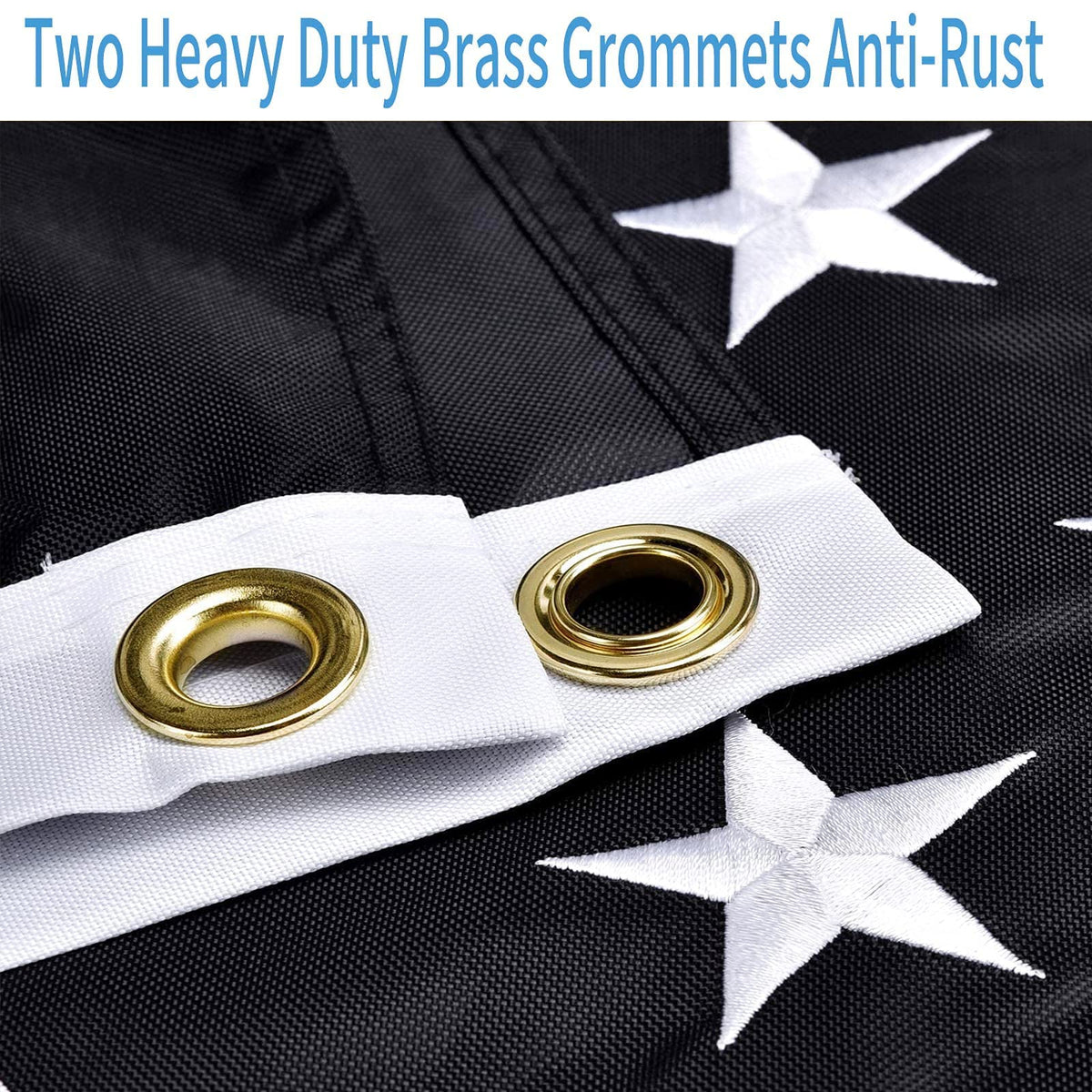 ARSOF two brass grommets enable secure hanging and rust resistance.