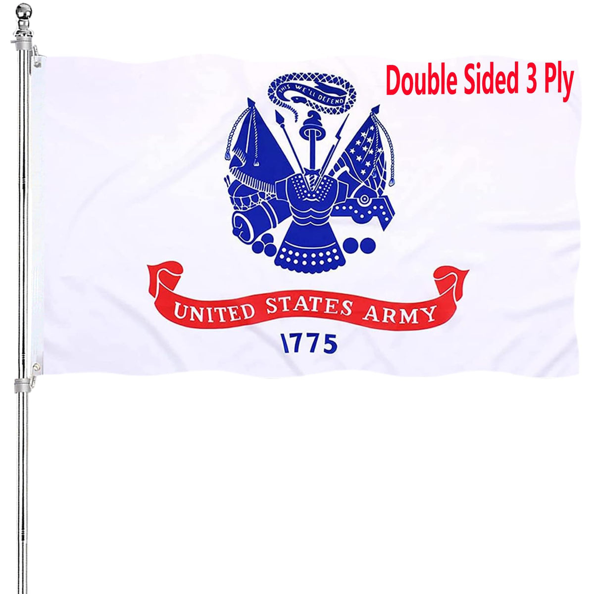 ARSOF double-sided US Army flag 3x5 for outdoor display