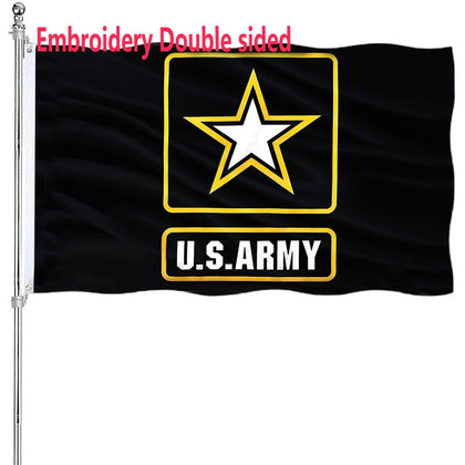 ARSOF embroidered US Army flag 3x5, double-sided for outdoor display