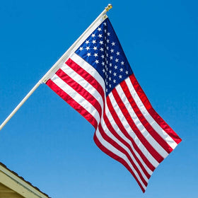 ARSOF four rows stitched edge flag detail, enhances durability in high winds.