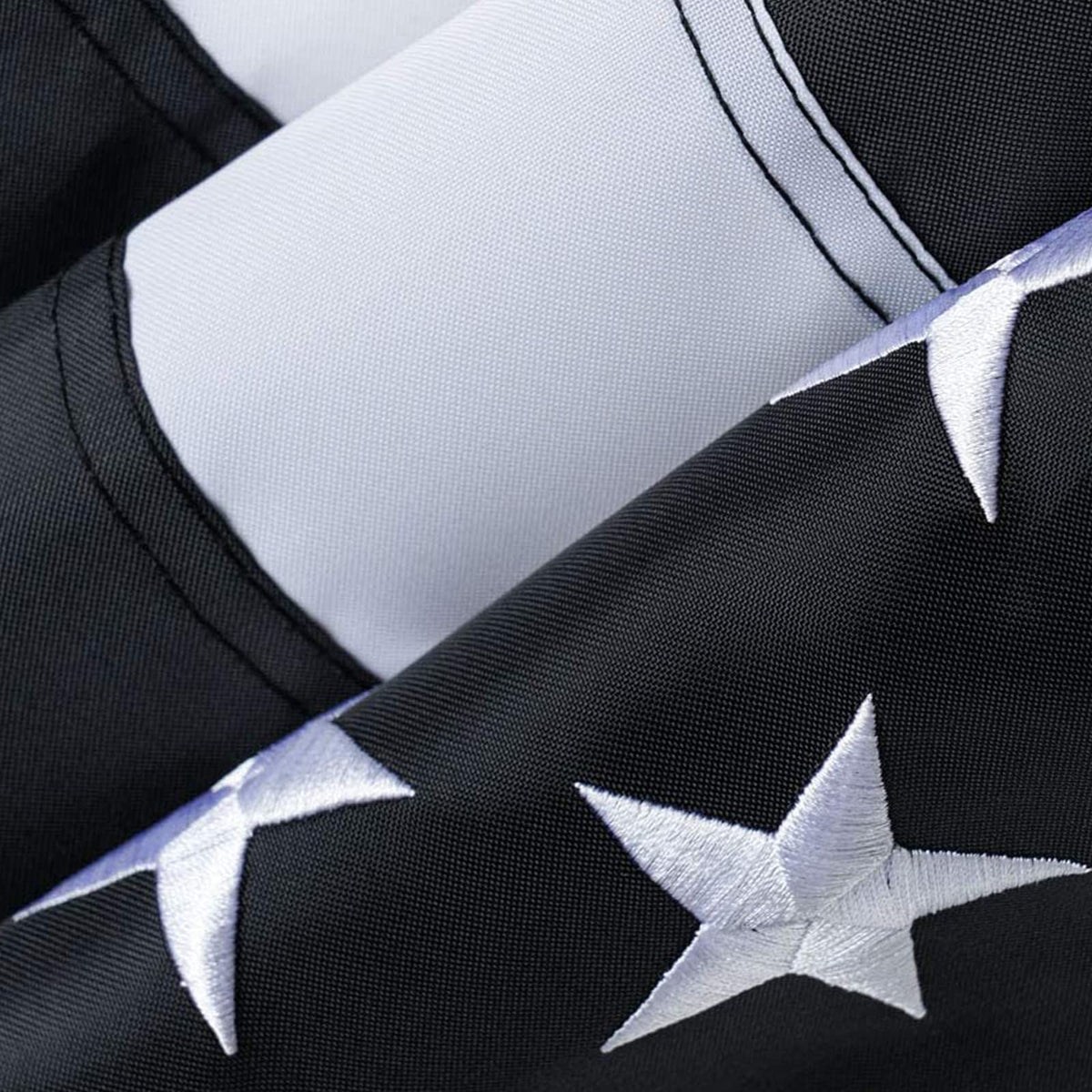 ARSOF heavy-duty header flag design withstands strong winds.
