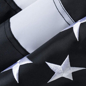 ARSOF heavy-duty header flag design withstands strong winds.