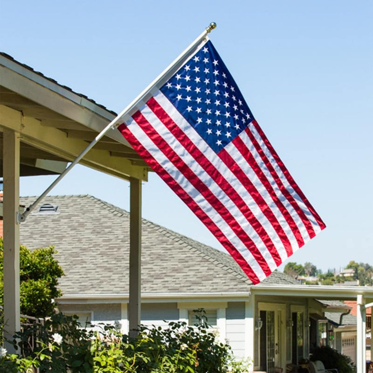ARSOF heavy-duty nylon flag with Oxford header, designed for long outdoor use.