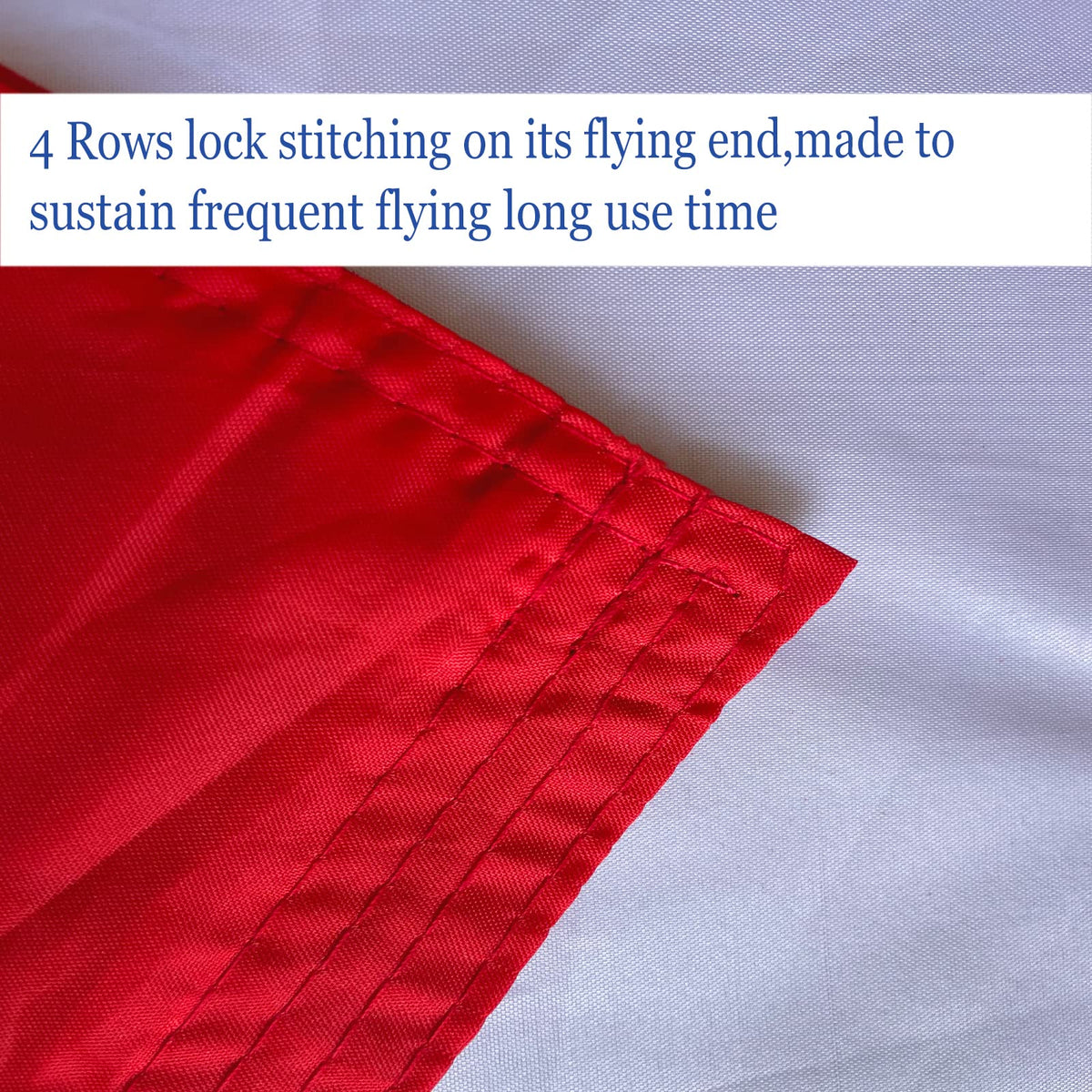 ARSOF Italy flag reinforced stitching to prevent fraying.