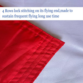 ARSOF Italy flag reinforced stitching to prevent fraying.