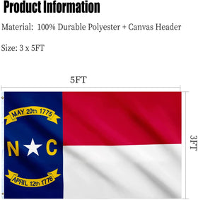 ARSOF NC State flag outdoors in use on boat or vehicle.