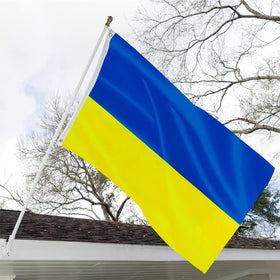 ARSOF Ukrainian Flag 3x5 back view identical to front for consistent visibility