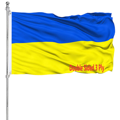 ARSOF Ukrainian Flag 3x5 front view with double-sided vivid colors for outdoor display