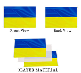 ARSOF Ukrainian Flag 3x5 heavy-duty material for outdoor durability