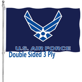 ARSOF US Air Force Wings flag 3x5 hanging wall display.