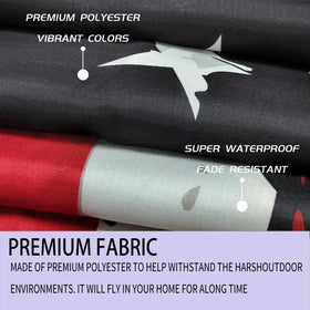 ARSOF weather-resistant flag maintains vivid colors in outdoor conditions