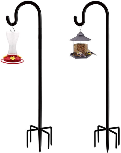 Artibear adjustable shepherd hook stand ready for quick setup in the garden