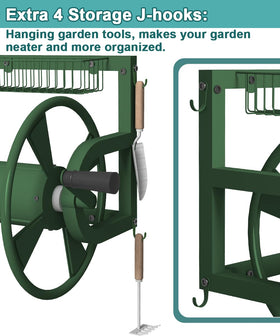 Artigarden brass connector provides a durable, smooth water flow for steady watering.