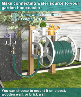 Artigarden brass connector provides durable hose connections.