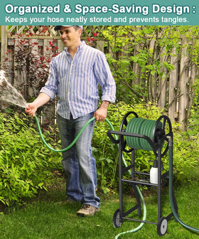 Artigarden hand-crank and leak-free outlet for smooth winding and watering