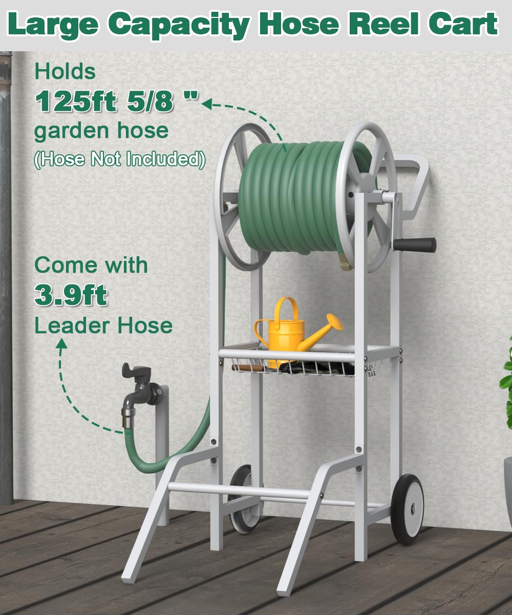 Artigarden cart features built-in basket for nozzles and tools
