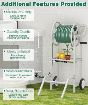 Artigarden cart shows heavy-duty steel construction for outdoor use