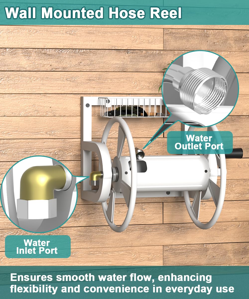 Artigarden outdoor hose reel suitable for yard and patio tasks.