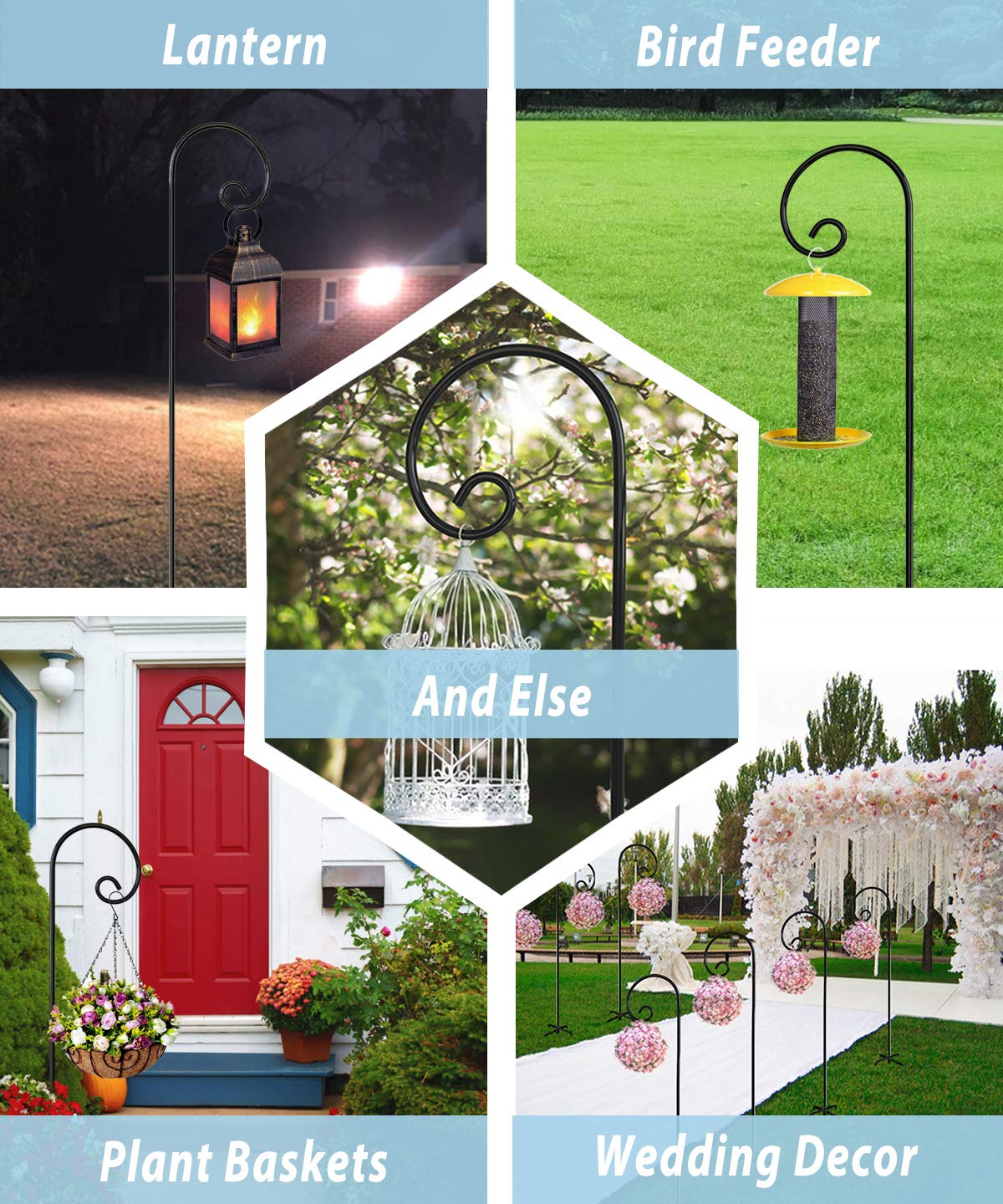 Artigarden lantern hanger lets you light patios with solar or decorative lights
