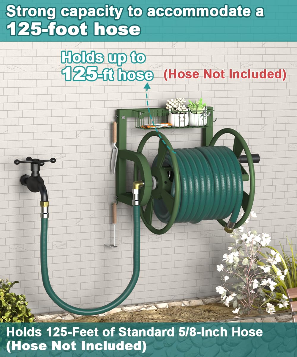 Artigarden storage basket keeps nozzles and gloves within reach.