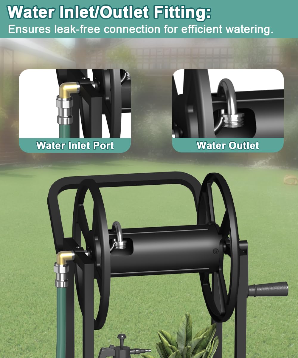 Artigarden two-wheel design offers easy mobility across lawns