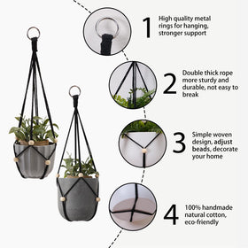 Artilady boho wall decor planter — adds texture and warmth to rooms