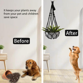Artilady cotton rope hanger provides strong woven support