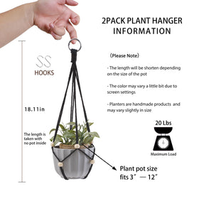 Artilady hanging planter gift pack — perfect for plant lovers