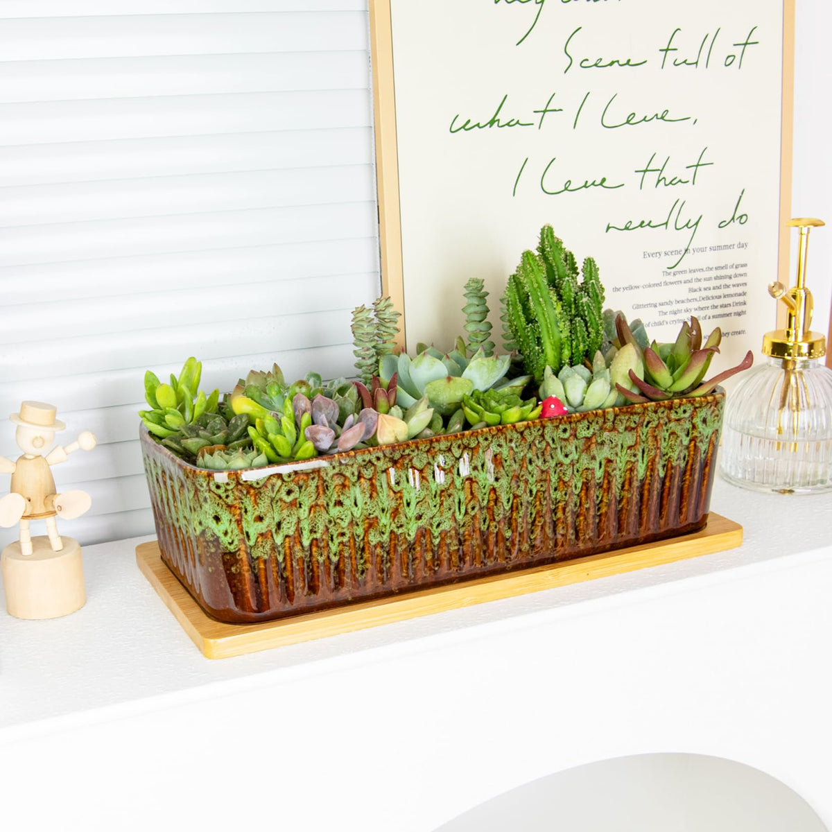 ARTKETTY window-sill display pot ideal for bright indoor corners and compact plant scenes.