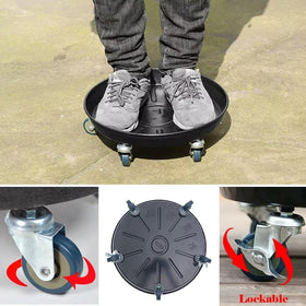 ARTLINE blue caster wheels provide quiet, floor-friendly movement.