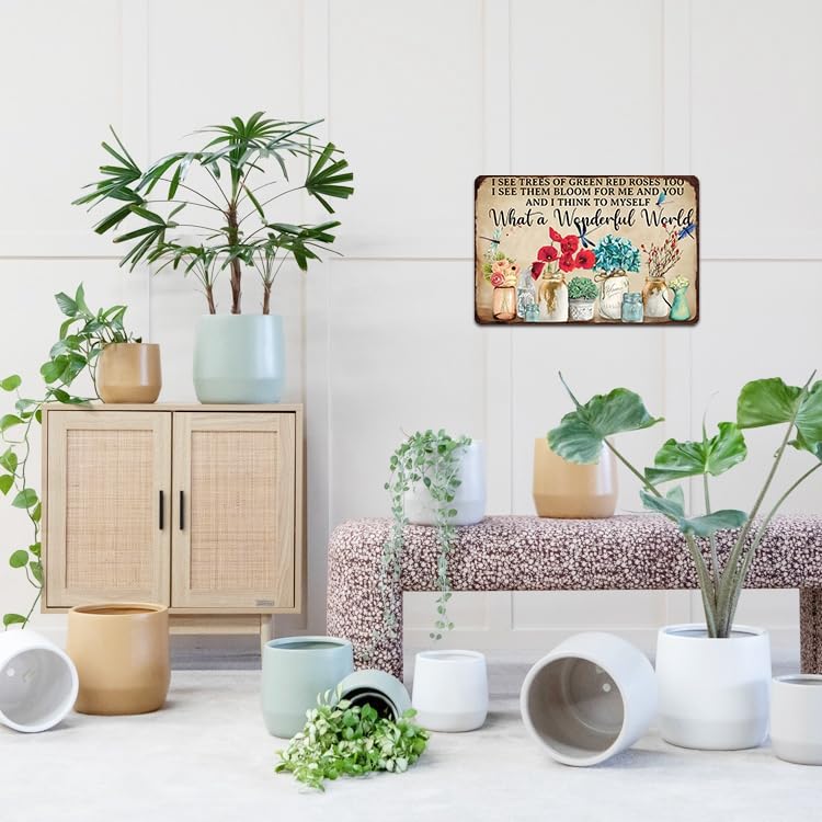 Artlunar outdoor sign enhances garden walls with playful personality.