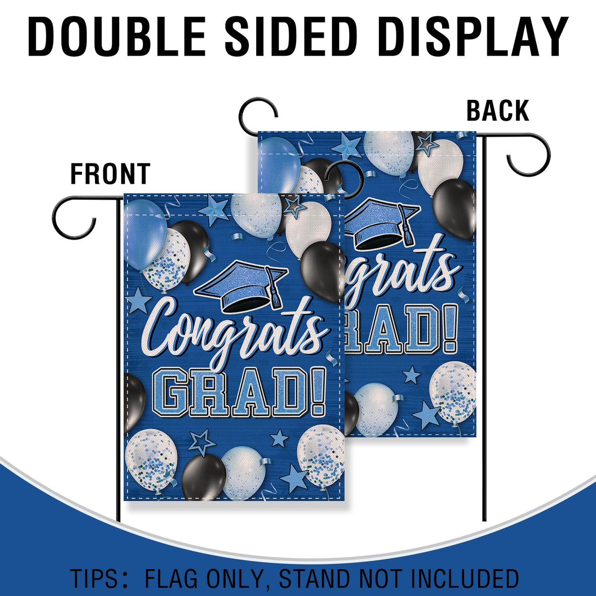 Artofy 12x18 garden flag ideal for porches, decks, and yards.