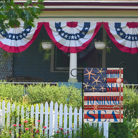 Artofy American flag garden banner with double-sided vivid print