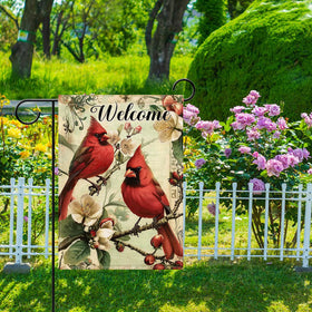 Artofy Double-sided garden flag design ensures visibility from both sides