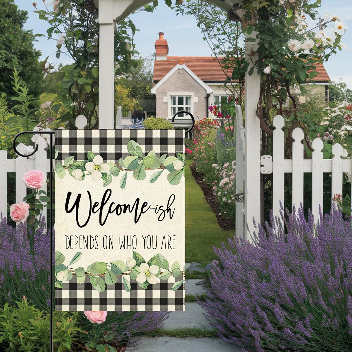 Artofy outdoor flag 12x18 fits standard poles for easy porch or yard decor