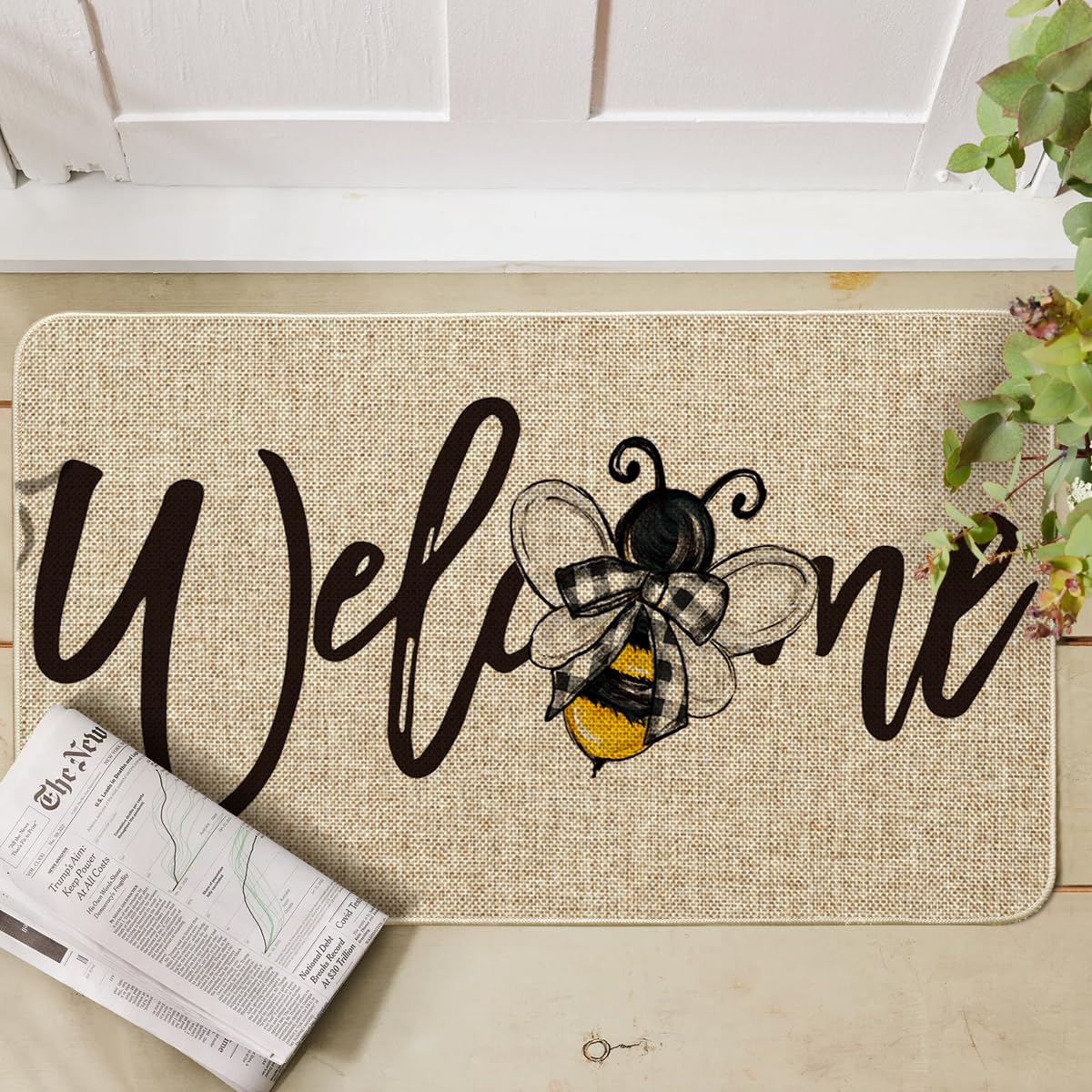 Artoid Mode bee design welcomes guests while staying durable and low-profile.